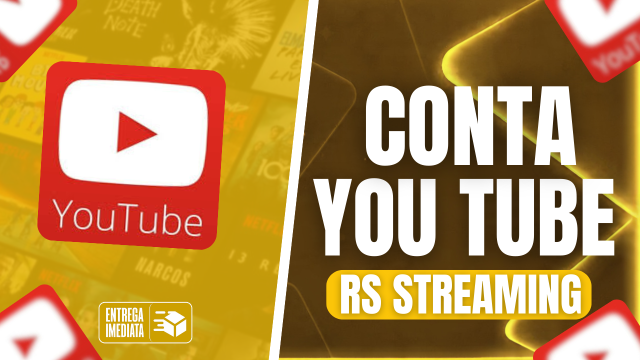 🎧 CONTA YOU TUBE PREMIUM FAMÍLIA